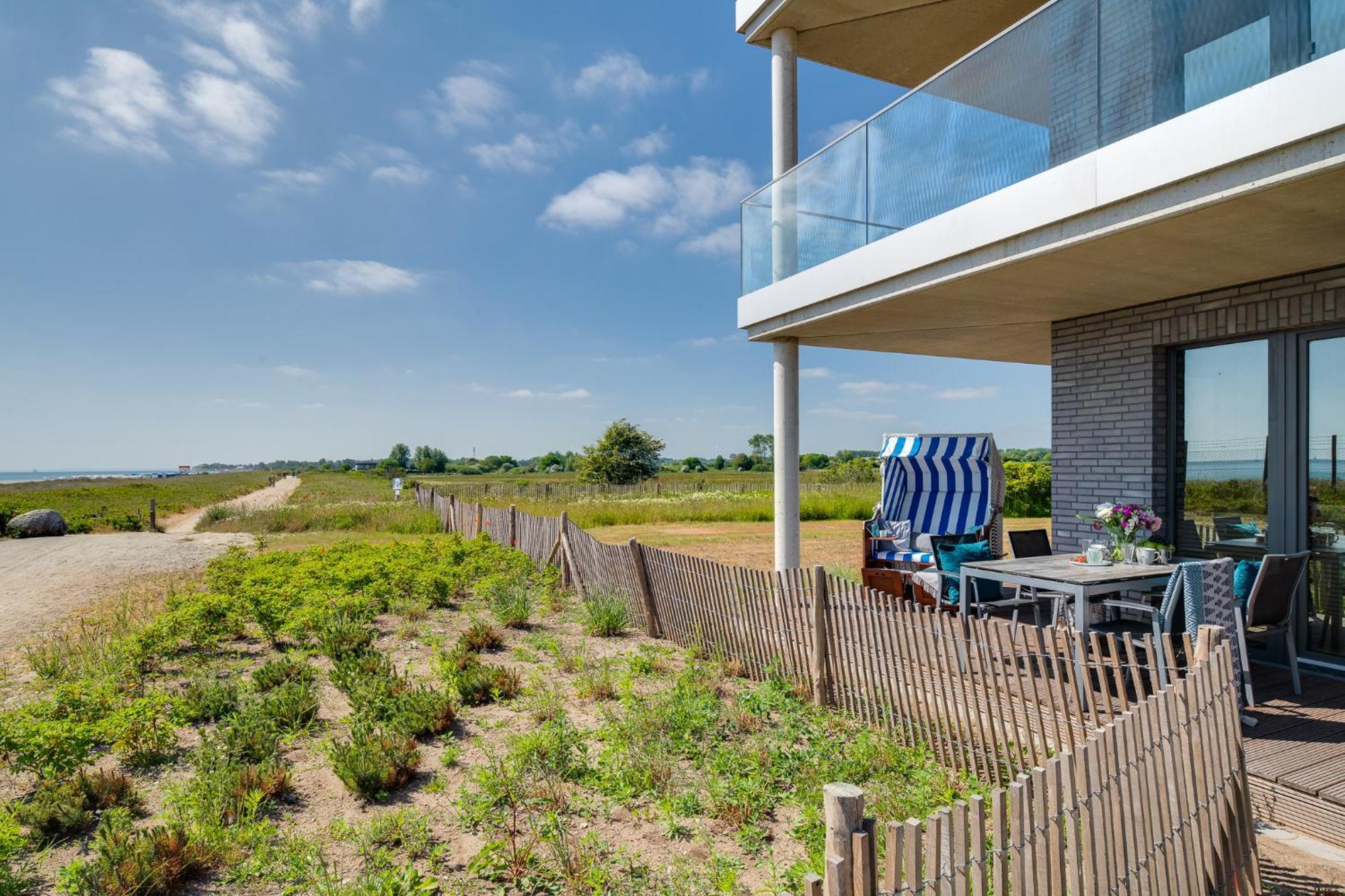 Beachterracefour- Eg, Meerblick, Terrasse, Kamin, Sauna Olpenitz Exteriér fotografie