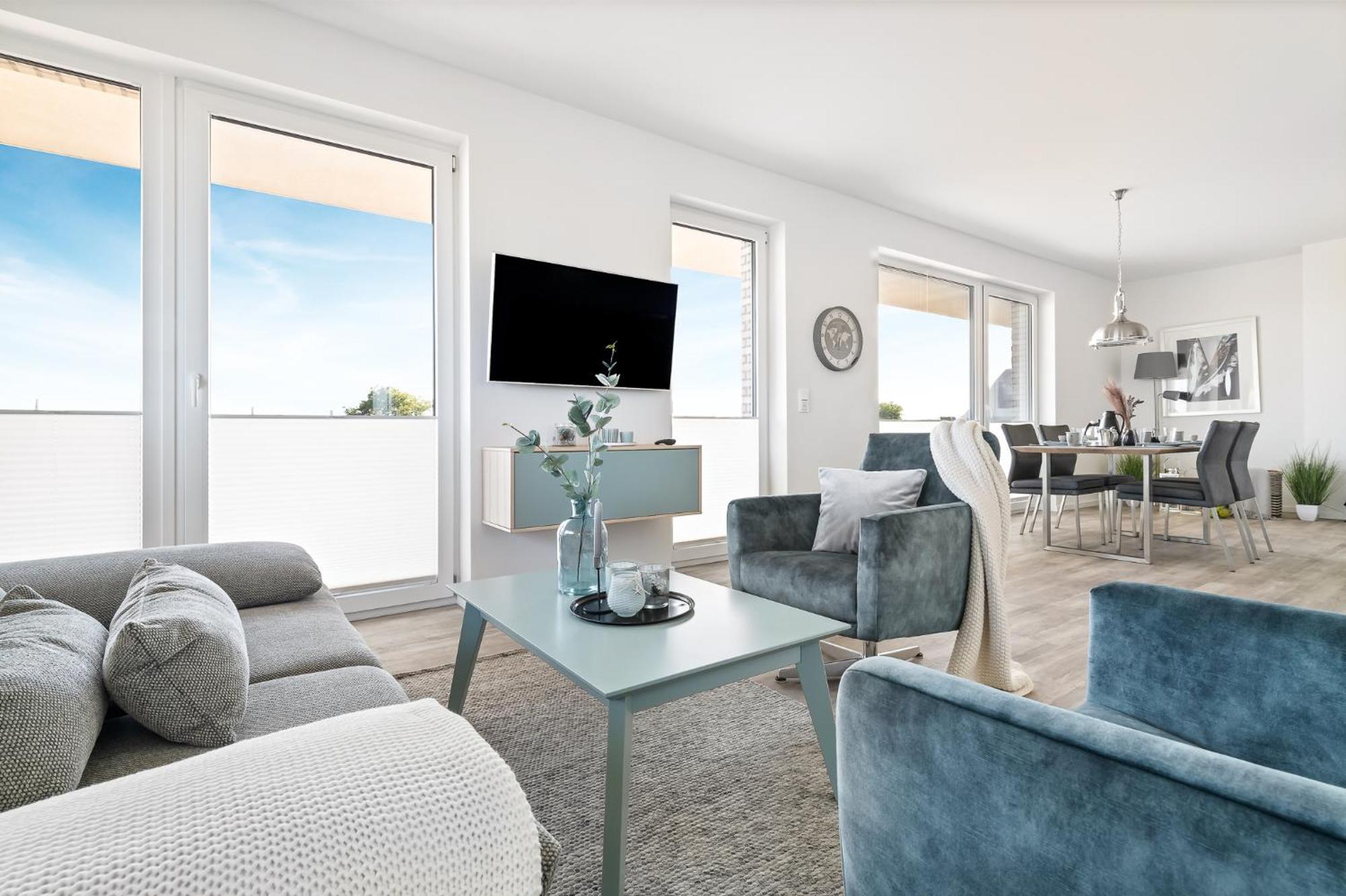 Beachterracefour- Eg, Meerblick, Terrasse, Kamin, Sauna Olpenitz Exteriér fotografie