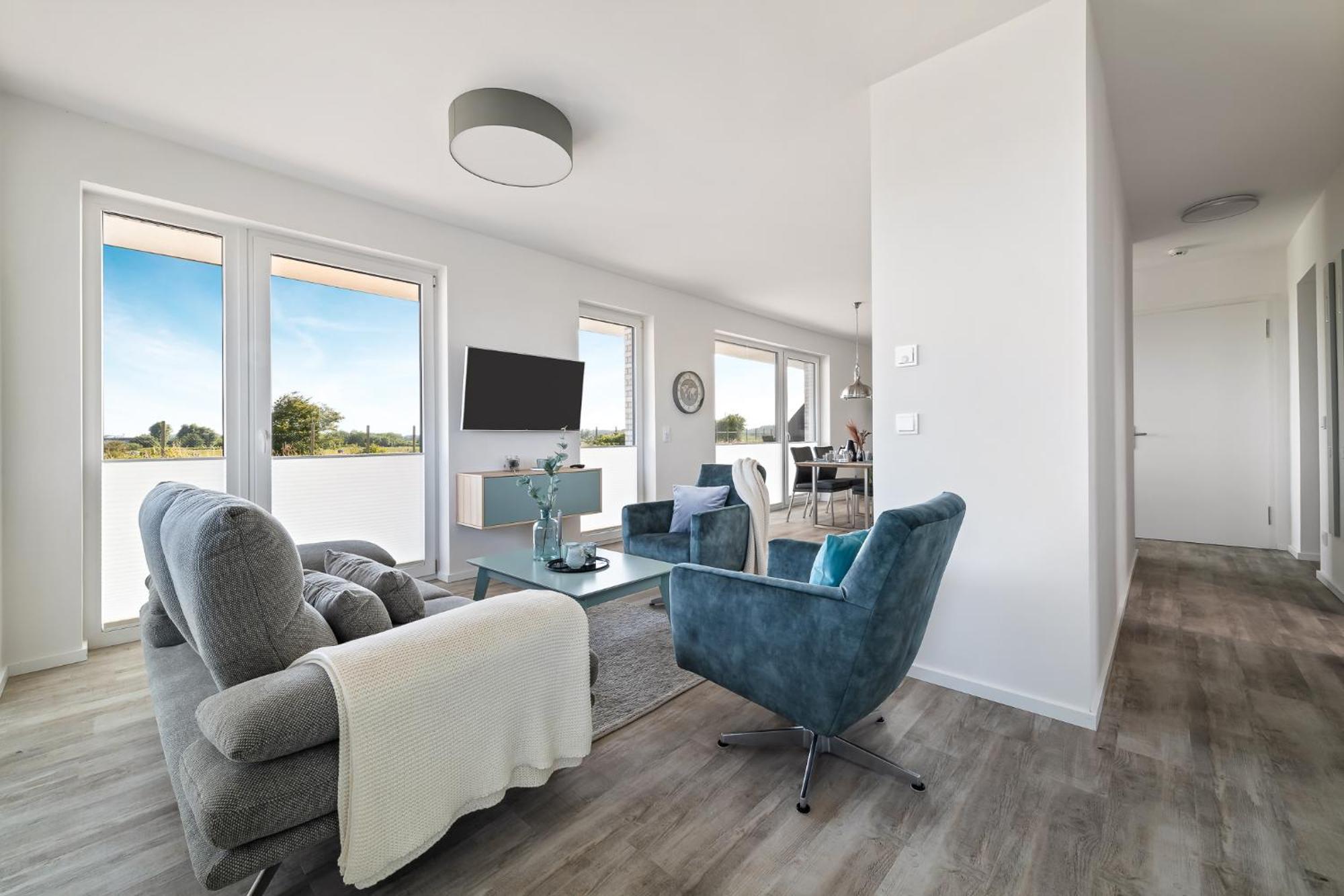 Beachterracefour- Eg, Meerblick, Terrasse, Kamin, Sauna Olpenitz Exteriér fotografie