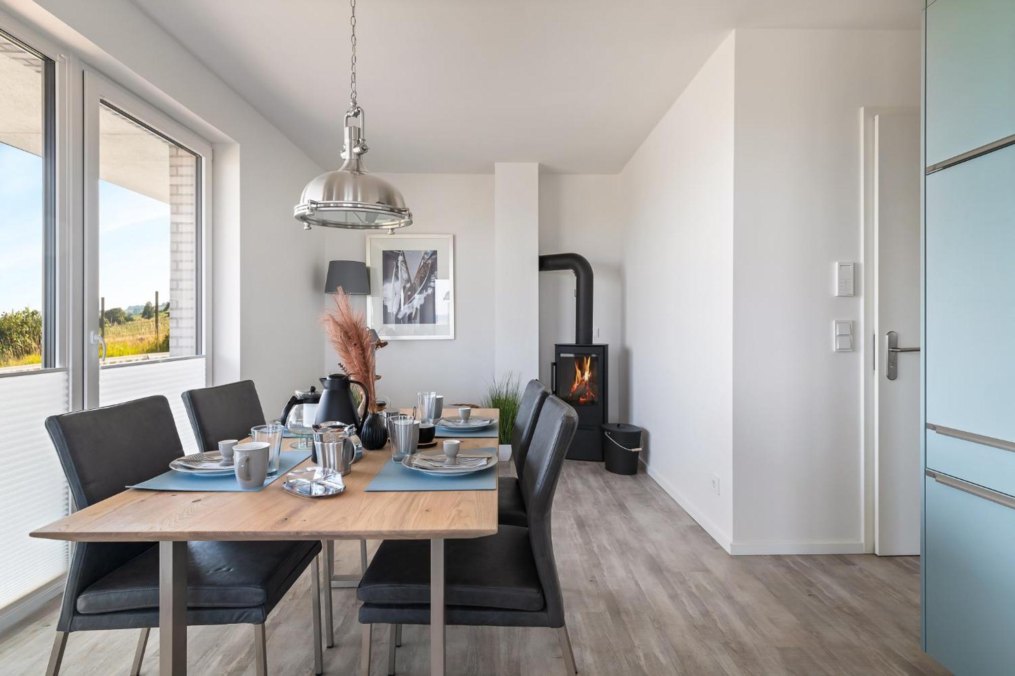 Beachterracefour- Eg, Meerblick, Terrasse, Kamin, Sauna Olpenitz Exteriér fotografie