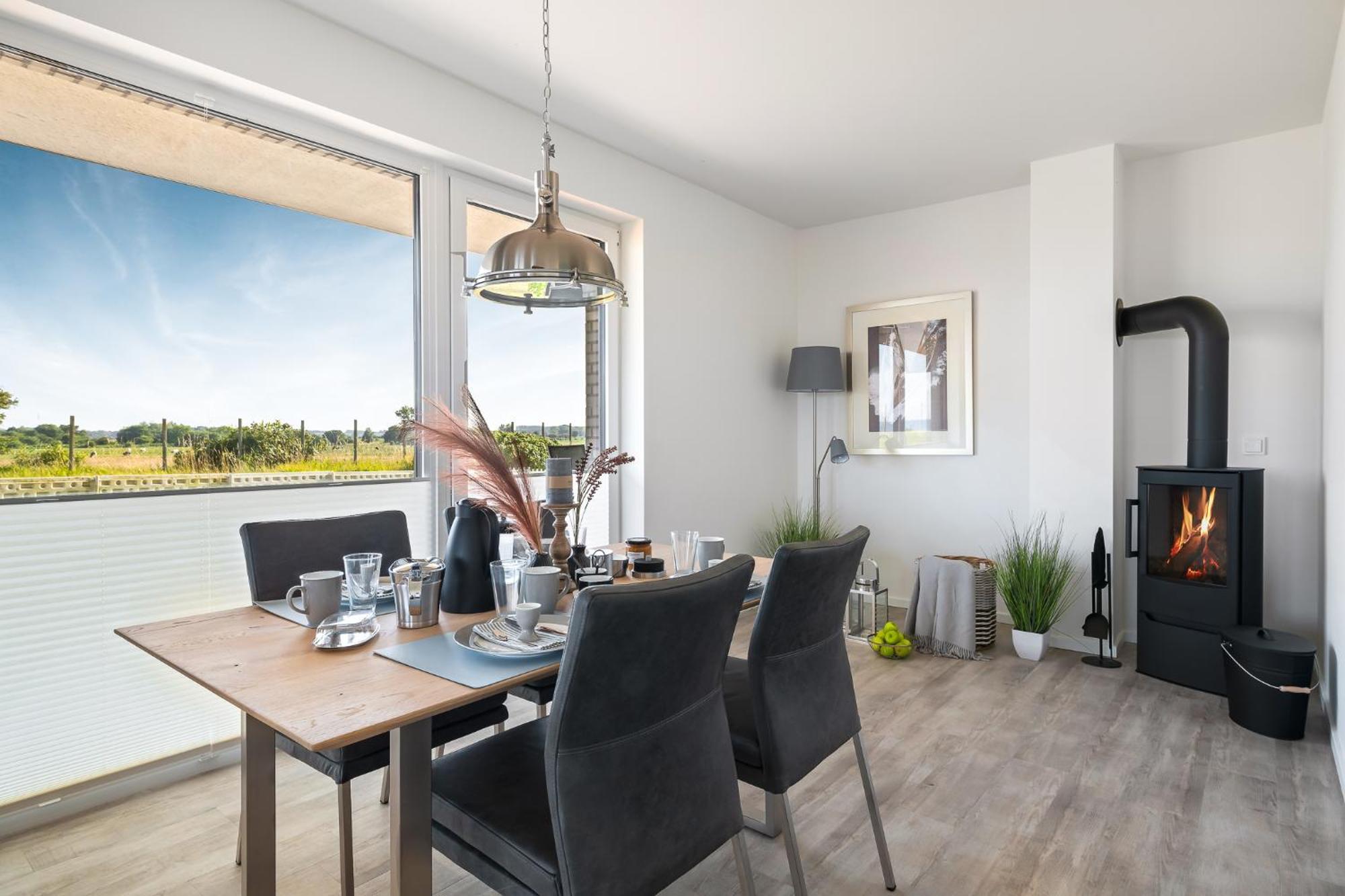 Beachterracefour- Eg, Meerblick, Terrasse, Kamin, Sauna Olpenitz Exteriér fotografie